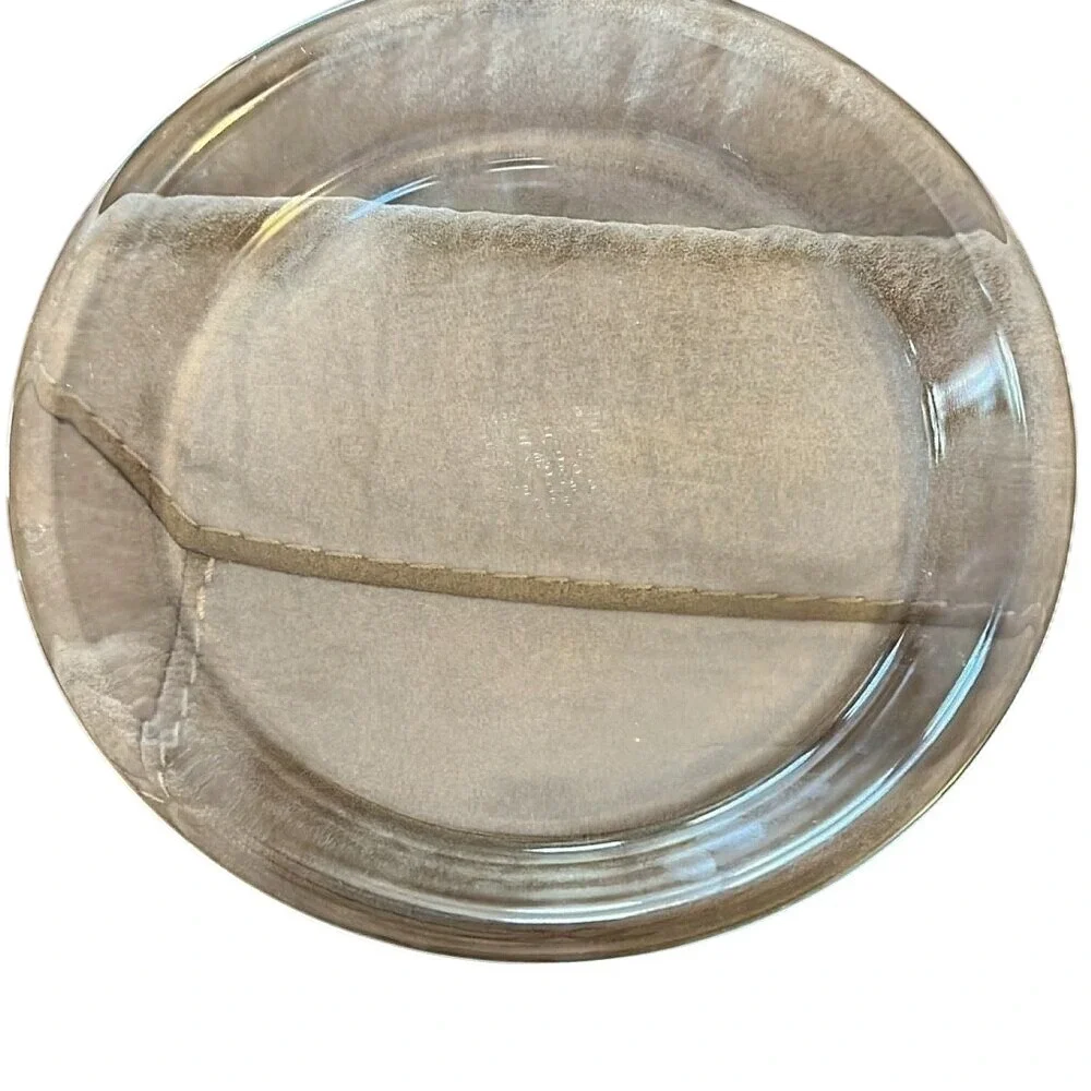 Set‎ of 2 PYREX Clear Glass Pie Plates Baking Dishes 9 Inch